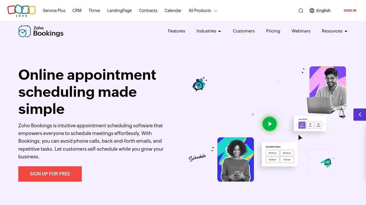 Zoho Bookings